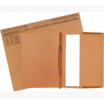 Exacompta 371109B Įprastas dokumentų segtuvas – kartoninis, oranžinis, 320 g/m², 265 x 316 mm