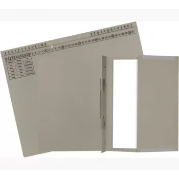 Exacompta 371110B Įprastas bylų aplankas – kartoninis, pilkas, 320 g/m², 265 x 316 mm