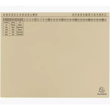 Exacompta 371122B Dokumentų aplankas – kartoninis, 320 g/m², A4, mėlynas, 1 vnt.