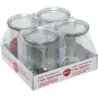 Weck apvalaus krašto stiklainis Tulip 1.0L, 4 vnt. rinkinys