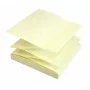 inFO Z-Fold Sticky Notes Yellow 1 Pad