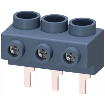 SIEMENS SIRIUS 3RV1915-5A Įvadinis Gnybtų Blokas, 3 Polių, Sraigtinė Jungtis, 690V, IP20