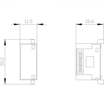 Siemens 3RT2926-1BD00 Viršįtampio slopintuvas 127-240V AC 150-250V Varistorius SIRIUS 3RT2 kontaktoriui