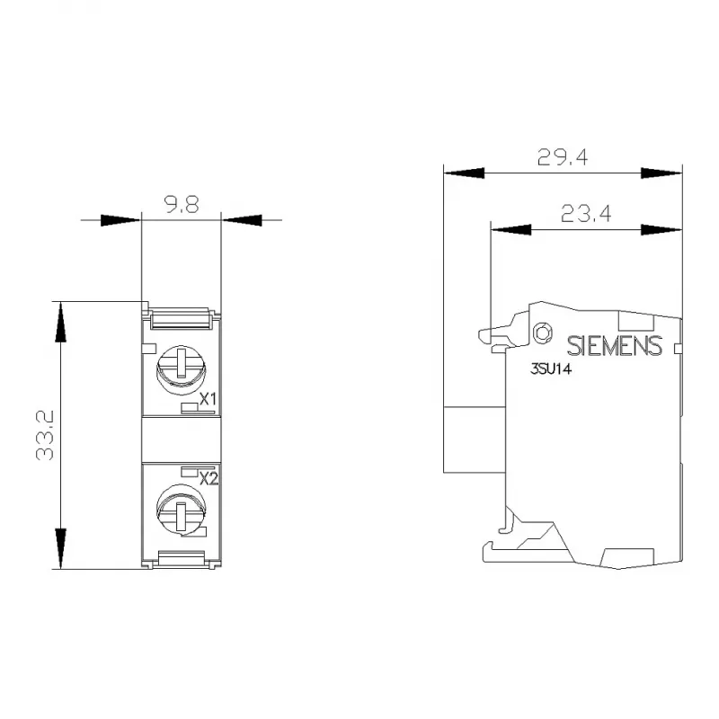 Siemens SIRIUS ACT LED modulis su integruotu LED, 24V AC/DC, balta šviesa