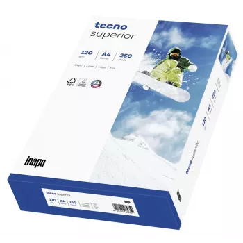 Popierius kopijavimui Papyrus Superior Tecno A4 120g Baltas 250 lapų
