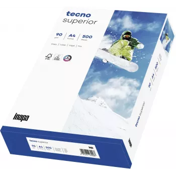 Papyrus Superior Tecno A4 90g Balto kopijavimo popieriaus pakuotė 500 lapų