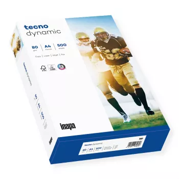 Popierius Papyrus Dynamic Tecno A4 80 g/m² Baltas 500 lapų