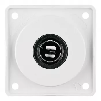 Berker 945172509 Integro Kištukinis Lizdas 12V Poliarinė Balta Blizgi