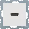Berker 3315438989 HDMI įdėklas, baltas