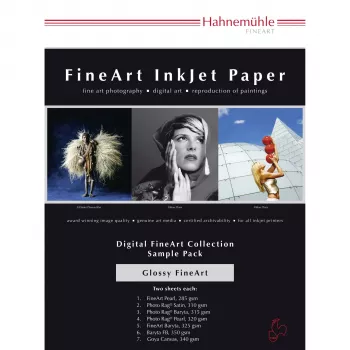 Hahnemühle Digital FineArt A4 Test Pack Glossy Papers