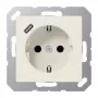 JUNG A 1520-18 C SCHUKO kištukinis lizdas 16 A su USB įkrovikliu (JUNG Quick Charge) 1 x C tipo, Safety Plus, AS serija, baltas (dramblio kaulo)