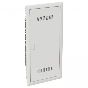 Striebel & John UK648MV Media VT UP Patch Panel 4 eilės vėdinamos skaidrios durys balta