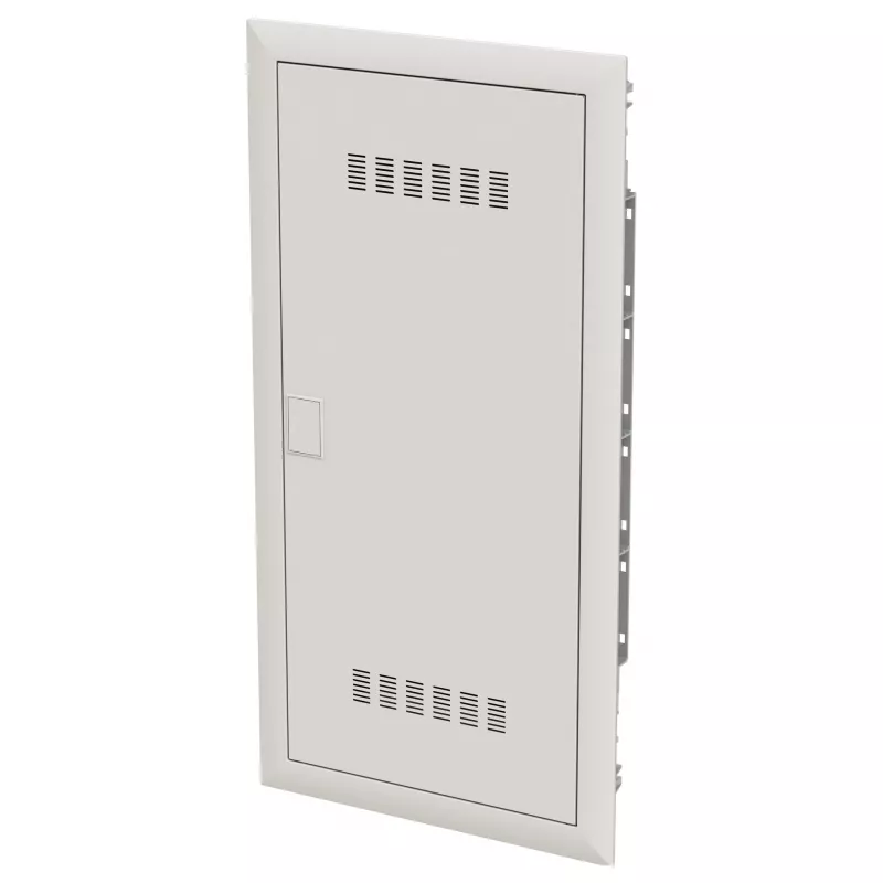 Striebel & John UK648MV Media VT UP Patch Panel 4 eilės vėdinamos skaidrios durys balta