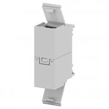 Striebel & John ZED45U RJ45 dvigubas lizdo modulis, Cat.6, neekranuotas, balta spalva