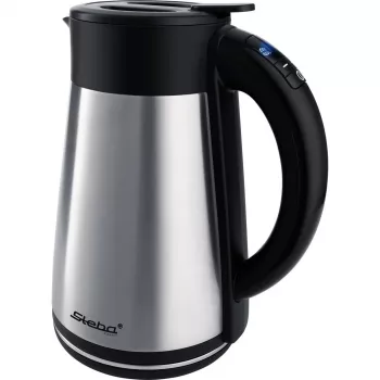 Steba WK 31 Thermo belaidis virdulys su termo ąsotu, 1.7 L, 2200 W, sidabrinis/juodas