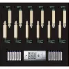 Krinner Superlight Bavaria Mini Flame 12 vnt. Rinkinys Ivory