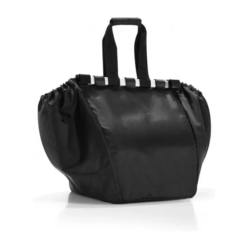 Reisenthel Easyshoppingbag Black - 30L Shopping Bag with Trolley Attachment