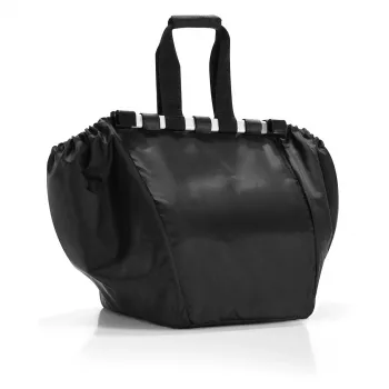 Reisenthel Easyshoppingbag Black - 30L Shopping Bag with Trolley Attachment