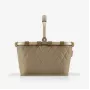 Reisenthel Carrybag Frame Rhombus pirkinių krepšys, alyvuogių spalvos (BK5047)