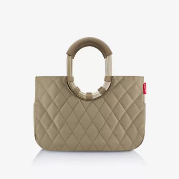 Reisenthel loopshopper M Frame Rhombus apsipirkimo krepšelis alyvuogių (OS5047)