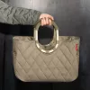 Reisenthel loopshopper M Frame Rhombus apsipirkimo krepšelis alyvuogių (OS5047)