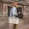 Reisenthel Carrybag Teddy Sand (BK1042) – Apsipirkimo krepšys, 22L, perdirbtas poliesteris