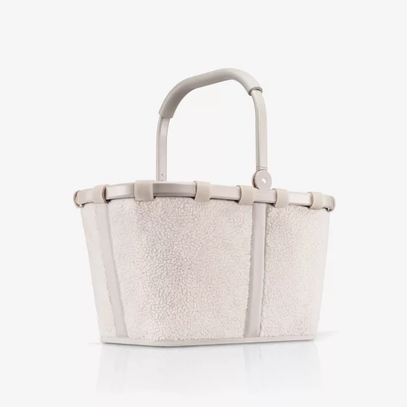 Reisenthel Carrybag Teddy Sand (BK1042) – Apsipirkimo krepšys, 22L, perdirbtas poliesteris