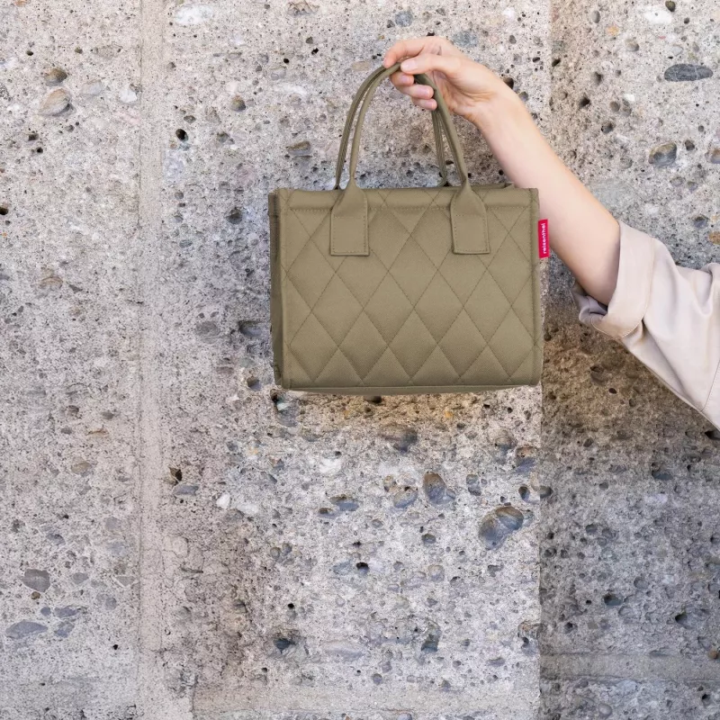 Reisenthel dailyshopper XS rhombus olive Mini Tote Bag