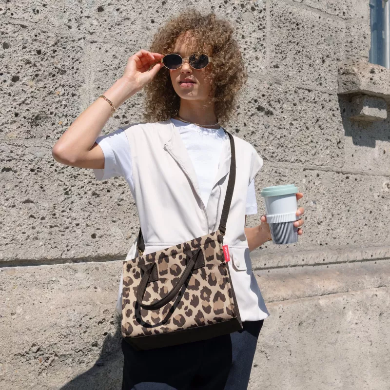 Reisenthel dailyshopper XS Leo Macchiato Shopping Bag