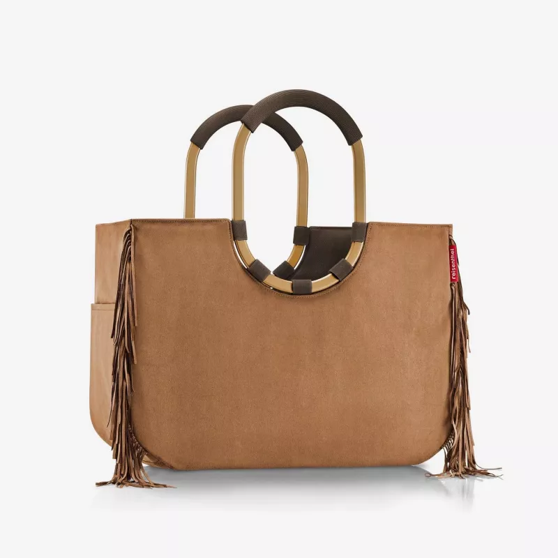 Reisenthel loopshopper L Western Shopping Bag, 24L, Polyester, Aluminium Handles, Water-Repellent, 46x34x25 cm, 0,8 kg