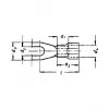 Klauke izoliuota kabelio antgalis 1,5–2,5 mm² 630C/5