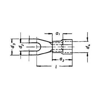 Klauke izoliuota kabelio antgalis 1,5–2,5 mm² 630C/5