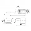 Klauke izoliuota kabelio antgalis 1,5–2,5 mm² 630C/5