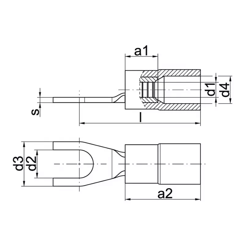 Klauke izoliuota kabelio antgalis 1,5–2,5 mm² 630C/5
