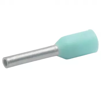 Klauke 168TL izoliuota vielos antgalinė įvorė (ferulė) - 0,34 mm² - AWG 22 - alavuota - turkio spalvos - polipropilenas