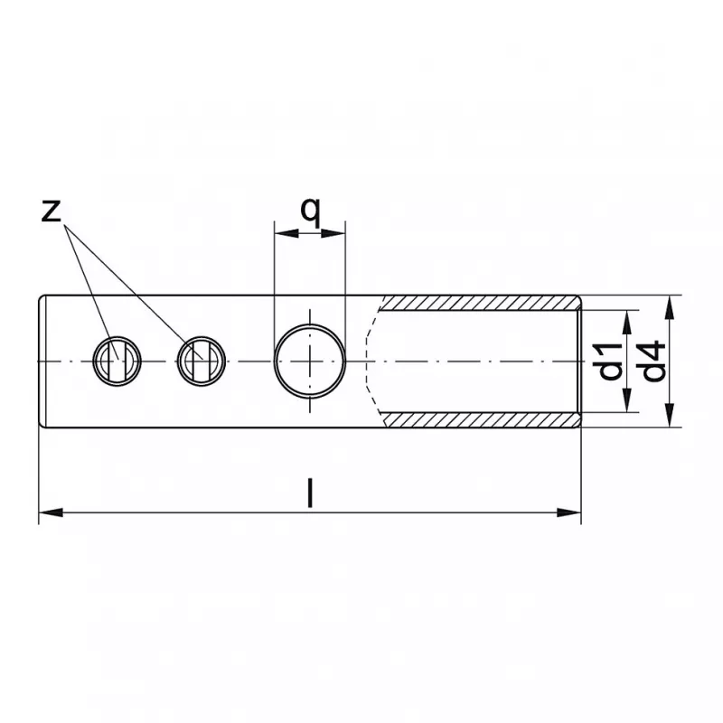 Klauke 552R vamzdinė varžtinė jungtis 10 mm²