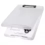 MAPED The Clip Clipboard H2532010 DIN A4 Translucent White Plastic