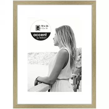 NIELSEN DESIGN Aura Picture Frame Oak 18x24 inch Wood incl. Passepartout 1134002