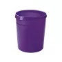 HAN GRIP 18L apvali šiukšlių dėžė, polipropilenas, violetinė, 312mm x 312mm