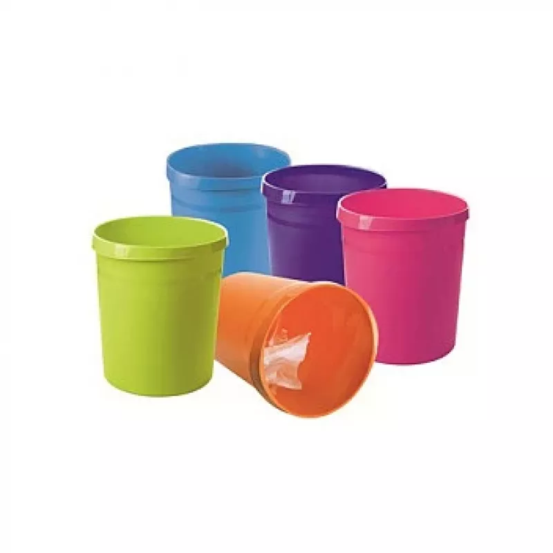 HAN GRIP 18L apvali šiukšlių dėžė, polipropilenas, violetinė, 312mm x 312mm