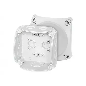 Hensel DK 0200 G kabelių jungiamasis dėklas iki 2,5 mm² be gnybtų, pilkas RAL 7035