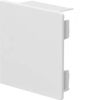 HAGER Galinis dangtelis LF6006069016 60x57mm eismo baltumo (RAL 9016) Tehalit LF kabelių latakams