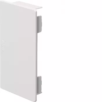 HAGER Užbaigiamasis dangtelis LF6011069016 60x110mm eismo baltumo (RAL 9016) Tehalit LF kabelių loveliams