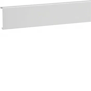 Hager SL2008029016 Skirting Duct Cover PVC 20x80mm Pure White RAL 9010