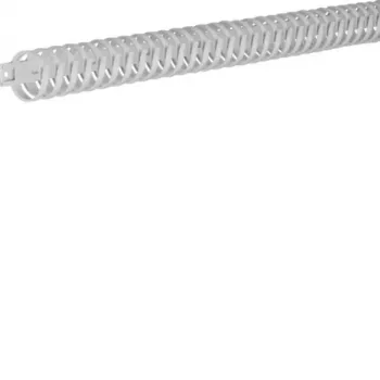 Hager L2232 lankstus kabelių kanalas šviesiai pilkas 30mm x 4,5mm x 500mm savaiminio klijavimo be halogenų