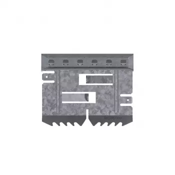 Hager BRS651309 Jungtis pora šynų kanalų sistemai 65x130 mm cinkuotas plienas