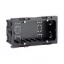 Hager G2860 Galinis dangtelis – juodas poliamidas 47 mm | ITwork.lt