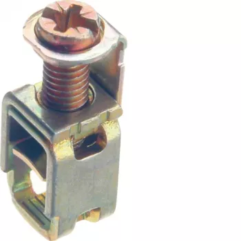 HAGER L4187CHRO Montažinis spaustukas – plieninis, 10 vnt.