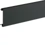 Hager BR08029011 Dado Trunking Lid PVC for BR 80mm Graphite Black