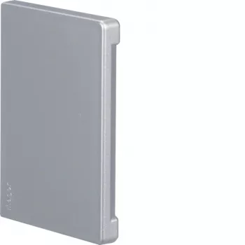 HAGER Galinis dangtelis be halogenų BR 65x100mm, dangčio plotis 80mm, lakuotas aliuminis (BR651006LAN)